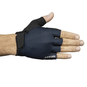 Gants de cyclisme demi-doigts personnalisés en gros, respirants en maille polyester, paume antidérapante, fermeture auto-agrippante, pour sports d'été - Product Image 4