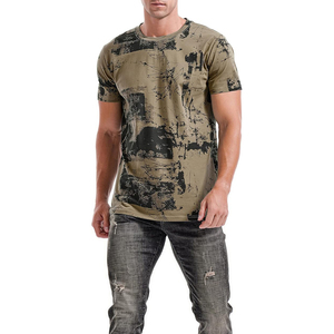 Camouflage Printed Short Sleeve T-<b>Shirt</b> Slim Fit Quick Dry Jersey O-Neck Casual Sport Wear - Product Image 5