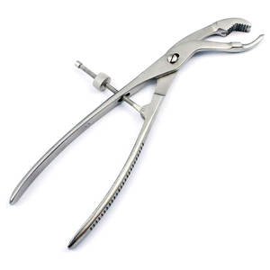 Pinzas para Sujetar Huesos VERBRUGGE de 6″ Autocentrantes con Bloqueo Rápido, Instrumento Quirúrgico Ortopédico Premium para Agarrar Huesos de Forma Segura - Product Image 1