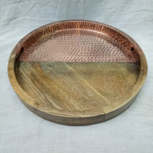 Plateaux décoratifs en bois, style tendance, plateau de service en bois avec poignée, à prix de gros très bas - Product Image 1