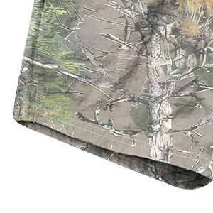 Men's High Street Style Elastic Waist Quick Dry Spandex/Polyester Breathable Camouflage Printed Shorts Wholesale - Product Image 2