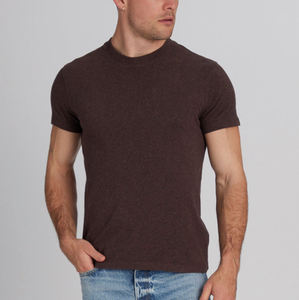 T-shirt respirant en coton polyester 200g tricoté à col rond pour hommes grandes tailles, style streetwear, coupe sport pour garçons - Product Image 4
