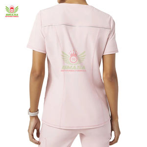 Conjunto de Uniforme Médico Moderno Unisex, Material Ligero de Satén de Algodón con Fácil Elasticidad y Silueta Elegante para Personal de Salud - Product Image 4