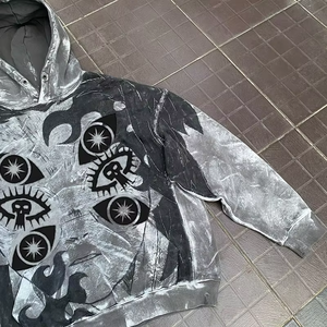 Sweat-shirts à capuche pour hommes, design personnalisé, amples, en coton épais, vestes à capuche et sweats pour hommes - Product Image 4