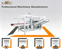 Machine de pose de boîtes automatique robotisée TKXL-650 contrôlée par PLC, pour dépliage et scellage de boîtes en carton robustes, compatible IoT, haute performance