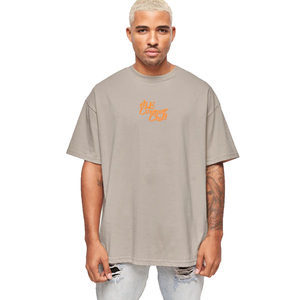 T-shirt en coton surdimensionné pour homme, manches courtes, col rond, imprimé lettres sur le devant, décontracté, coupe ample, confortable et respirant - Product Image 4