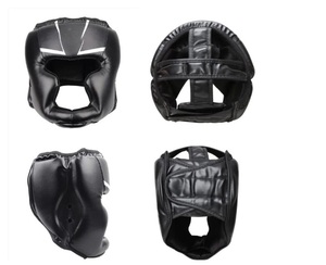 Casque de boxe modulaire professionnel en cuir, personnalisable avec logo, protection de tête sportive avec équipement d'entraînement de sécurité – Vente chaude - Product Image 2