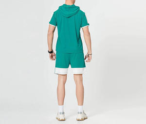 Ensemble été homme : chemise et short légers, conçus pour un usage décontracté, les vacances à la plage, les voyages et une utilisation quotidienne détente, tissu doux. - Product Image 6