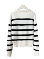 Pull-over slim à col rond uni pour femme, manches longues, décontracté, doublure en laine, hiver, bureau, soirée, personnalisable sur le devant, 100 % coton