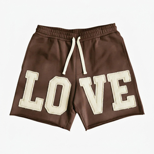 Pantalones Cortos de Lona Personalizados para Hombre, Transpirables, Elásticos, con Logotipo, Lavado Ácido, 5 Pulgadas de Entrepierna, Estilo Casual Urbano, de Alta Calidad - Product Image 1