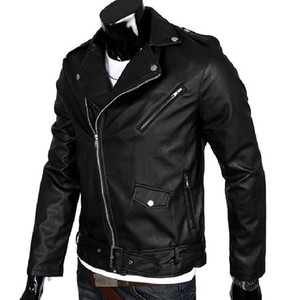 Chaqueta Bomber Personalizada de Cuero, Chaqueta de Invierno de Cuero para Hombre, Chaqueta de Cuero al por Mayor OEM, Chaqueta de Cuero Estilo Racer para Mujer - Product Image 4