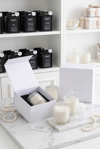 Crystal Candy Jar Soy Wax Scented Candle Handmade Aromatherapy Candle Elegant Design With Customized Brand Logo/Box Custom Scent - Product Image 3