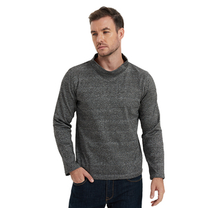 Sweat-shirt pour homme, col rond, sans doublure, en polyester/coton, coupe classique, sport, décontracté, écologique, de haute qualité, OEM, pour l'hiver - Product Image 4