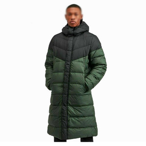 Chaqueta Acolchada Gruesa de Moda Casual para Hombre, Otoño 2026, con Capucha, Cuello Alto, Cierre de Cremallera, Estampado de Letras, Servicio OEM - Product Image 3