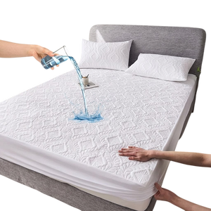 Premium Waterproof Mattress Protector Breathable Soft Quilted <b>Bed</b> Cover Deep Pocket Fitted Anti Allergy Pad Ultra Comfort Fit - Product Image 2