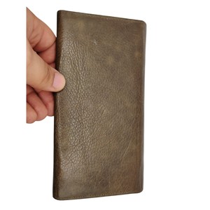 New Women's Genuine Leather Wallet Snap Closure <b>Long</b> Fashion Purse Card Holder RFID Custom Logo Customized Color Silk Lining - Product Image 1