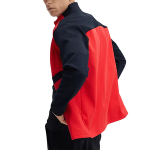 Veste bomber personnalisée légère et décontractée pour homme, en polyester, pour le printemps et l'automne, avec poches zippées fines, coupe-vent - Product Image 2