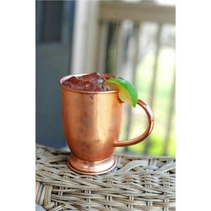 Juego de Tazas de Cobre Moscow Mule, Taza de Cobre Puro Sólido con Asa de Latón, Vasos de Cerveza con Revestimiento de Acero Inoxidable, Tazas para Bebidas y Cócteles - Product Image 6