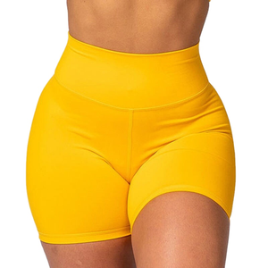 Shorts Deportivos de Cintura Alta para Mujer, 4.5 Pulgadas, Efecto Levanta Glúteos, Sin Costuras, para Yoga, Elásticos en 4 Direcciones, Transpirables y Ecológicos - Product Image 1