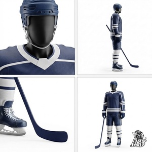 Uniforme de Hockey sobre Hielo para Hombre, Jersey de Alto Rendimiento, Pantalones Cortos, Calcetines, Conjunto de Entrenamiento, Ropa Deportiva Atlética Premium, Construcción Duradera - Product Image 6