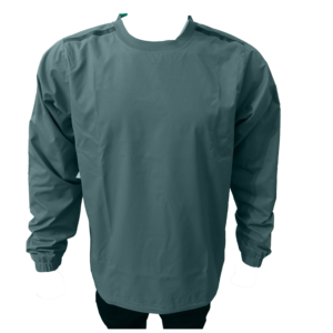 <b>Men's</b> Green <b>Long</b> Sleeve Crew Neck Pullover Casual Top Solid Color Polyester Autumn Wear Regular Fit - Product Image 5