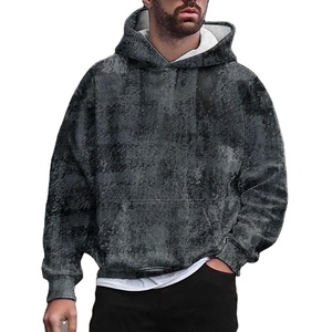 Sweat à capuche surdimensionné vintage brodé en coton 100 % pour homme et femme, style streetwear, fabrication de vêtements - Product Image 1