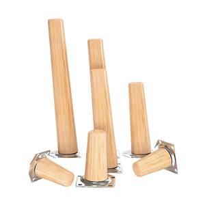 Patas de Sofá de Madera de Caucho Industriales de Fábrica Vietnamita, Fácil Instalación, Patas de Madera para Muebles, Repuestos para Camas, Armarios y Sofás - Product Image 2