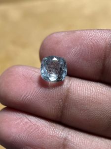 Piedra Preciosa de Aguamarina Natural con Corte Cojín y Facetas con Juego de Color/Fuego para un Estilo Premium de MG para la Fabricación de Joyas - Product Image 3