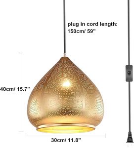 Fabricante confiable de elegantes lámparas colgantes de metal hechas a mano para la decoración del hogar, sala de estar y dormitorio con estilo. - Product Image 2