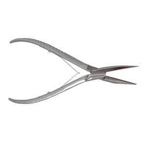 Pince à extensions de cheveux en acier inoxydable, outil d'application pour extensions de cheveux à micro-anneaux, usage en salon - Product Image 4