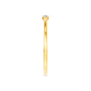 Anillo de Oro Sólido de 14K, 9K, 10K y 18K con Diamante de Laboratorio, Certificado IGI, Fabricante de Joyería Fina Ética, Venta al Por Mayor, RJC OEM ODM R101749 - Product Image 4