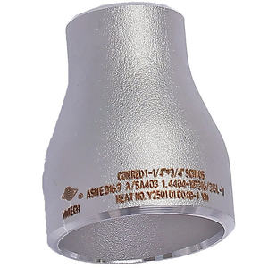 Réducteur concentrique haute pression résistant à la corrosion du Vietnam, conforme ASME B16.9 A, en acier inoxydable SA403 304 304L 316 316L, raccord de tuyauterie - Product Image 3
