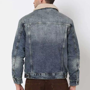 Factory Price Low MOQ Men's <b>Denim</b> <b>Jacket</b> 100% Cotton Casual Streetwear Breathable <b>Denim</b> <b>Jacket</b> High Quality - Product Image 3