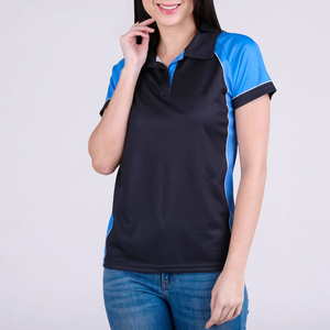 Chemises polo pour femmes en vente flash, fabriquées en tissu léger avec broderie de logo personnalisé, chemise de golf - Product Image 3