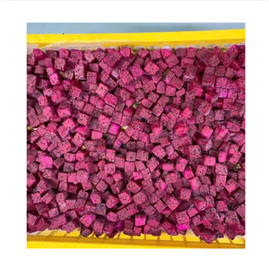 Demi-tranches de fruit du dragon surgelées IQF, emballage en vrac, fruits tropicaux de qualité supérieure du Vietnam, stockage à -18°C, durée de conservation de 24 mois, 1 kg, 99 GOLD DATA - Product Image 1