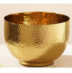 Attractive Look Hand Curved Decorative Food Serving Metal Bowl <b>Dinnerware</b> for Daily Home Use and Travel Serving Bowl - Product Image 2