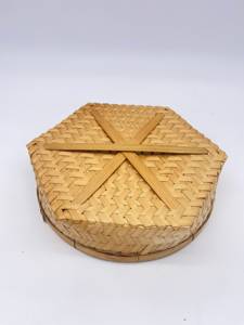 Panier en bambou OTOP, panier de rangement tissé à la main, naturel, rustique, boîte d'organisation pour la maison, la cuisine, la décoration de la ferme, vente en gros - Product Image 6