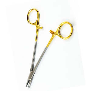 Pinzas para Sujetar Agujas Dentales, Pinzas Quirúrgicas Dentales, Instrumentos Quirúrgicos Dentales de Ortodoncia, Pinzas para Ligaduras de SurgiRight - Product Image 3