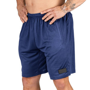 Unisex Navy Blue Polyester Mesh <b>Athletic</b> Shorts Elastic Waist Breathable Lightweight Digital Printed Custom Team Logo All - Product Image 2