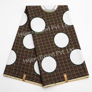 Tissu en coton sergé africain de haute qualité du Nigeria, imprimé wax, 100 % coton, personnalisé OEM ODM pour vêtements pour garçons, sacs, textiles de maison, approvisionnement en gros - Product Image 3