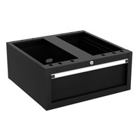 Banc de travail modulaire à hauteur réglable, style classique, 5 tiroirs, plan de travail en bois, système de verrouillage à clé, OEM, capacité de charge de 450 kg, 2 ans de garantie