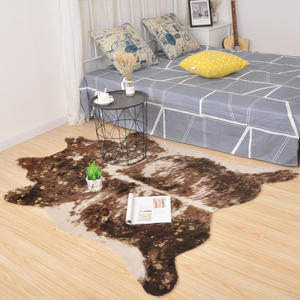 Natural Large Cowhide Cow Skin Leather Area Rug High Cow Hide Faux Fur Rug Cowhide Fur Rug for Living Room - Product Image 4