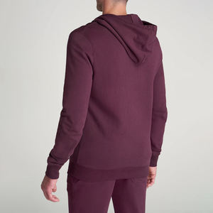 เสื้อฮู้ดซิปผู้ชาย ผ้าฝ้าย 100% ทรงปกติ สำหรับใส่ลำลองในฤดูหนาว - Product Image 2