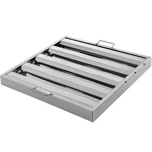 Confezione da 6 Filtri Commerciali per Cappe Aspiranti 19.5W X 19.5H Pollici in Acciaio Inossidabile 430 con 4 Scanalature, Filtro Antigrasso per Cappe Aspiranti - Product Image 6