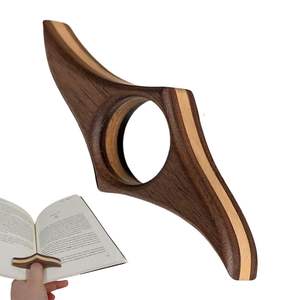Soporte de Madera para Libros con Diseño Artístico para Lectores Creativos, Mejora el Estilo de Lectura con una Forma de Madera Única - Product Image 1