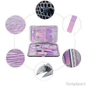 Juego de Cortaúñas de Acero Inoxidable de 15 Piezas, Cortaúñas, Kit de Manicura, Caja con Logotipo Personalizado de Lujo, Kit Profesional 7 en 1 - Product Image 3