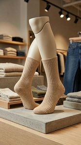 Men <b>Socks</b> Casual Comfortable <b>Soft</b> Fabric Breathable Lightweight Stretch Design Daily Wear All Season Use - Product Image 4