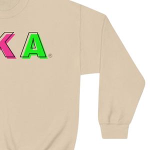 เสื้อสเวตเชิ้ตคอกลมพิมพ์ลายตัวอักษรสีเบจ สีเขียว สีชมพู ผ้าฝ้ายฟลีซ พิมพ์ลายกราฟิก แขนยาว สไตล์ลำลอง แฟชั่นสำหรับผู้หญิง ใส่ได้ทุกวัน - Product Image 5