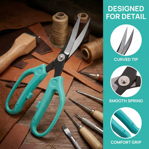 Tailor <b>Scissor</b> Angled Curved <b>Scissors</b> Professional Embroidery Cutting Head Up <b>Scissor</b> Fabrics for <b>Sewing</b> Clothes Cross Stitch - Product Image 2