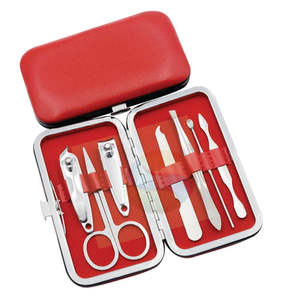 Ensemble de manucure et pédicure de qualité supérieure, 7 pièces, kit de beauté en acier inoxydable de haute qualité, personnalisable, design professionnel - Product Image 3